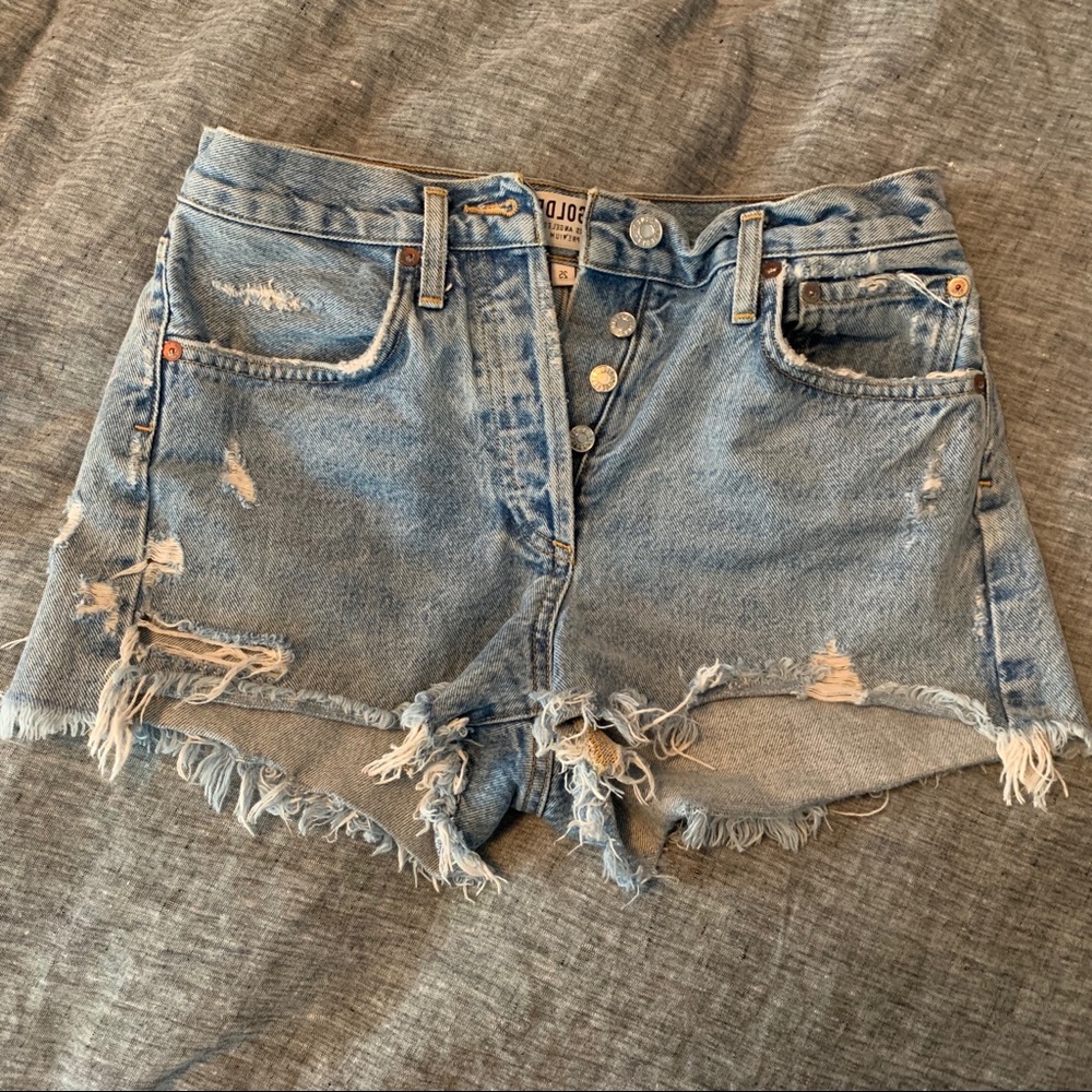 Agolde Parker shorts in swampmeet